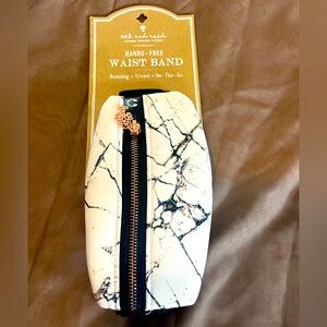 White Marble Waist Bag